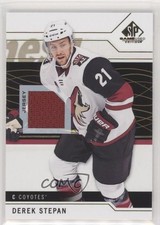 2018-19 Upper Deck SP Game Used Gold Jersey Derek Stepan #48 7l6