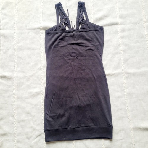 Affliction American Tattoo (Heart, Cross, & Roses) Women's Strap Dress Top - Picture 13 of 13