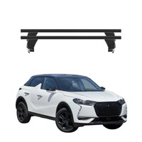 Menabo DachträGer GrundtäGer FüR DS3 Crossback 2018-2026 50Kg Alu Schwarz 2 Tlg