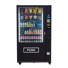 60 Slots Combo Vending Machine ICT Bill/Coin Acceptor Refrigerated Drink Snack