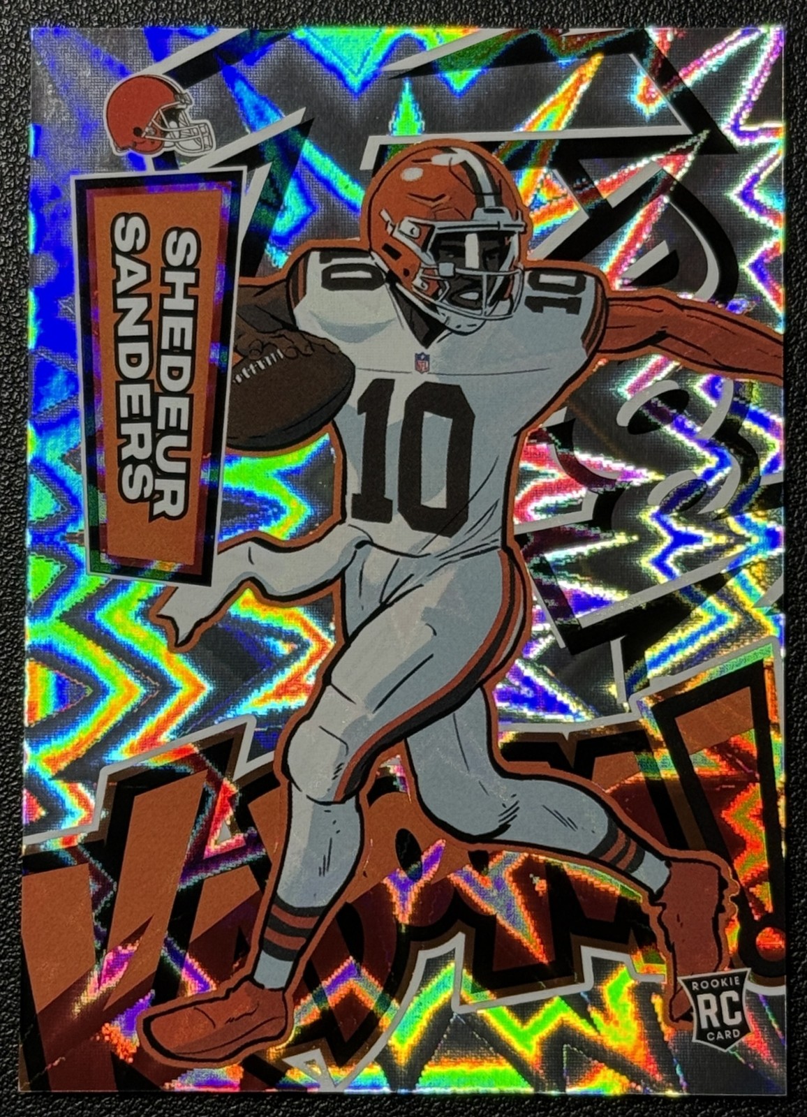 SHEDEUR SANDERS 2025 PANINI ABSOLUTE #33 KABOOM VERTICAL ROOKIE RC KABOOM! SP