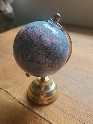 Globus Klein 15cm Weltkugel  Zustand Sehr Gut  Dekoration
