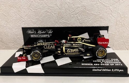 Raikkonen 2013 minichamps Lotus Renault E21 miniature F1 1/43