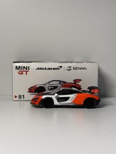 Mini GT 1:64 McLaren Senna Orange / White #81