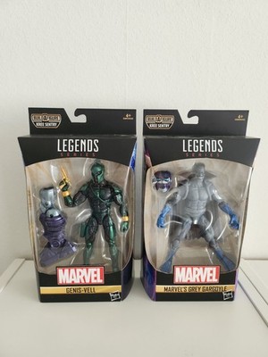 ''2 HASBRO MARVEL LEGENDS ACTION FIGUREN GENIS - VILL / MARVELS GREY GARGOYE OVP''
