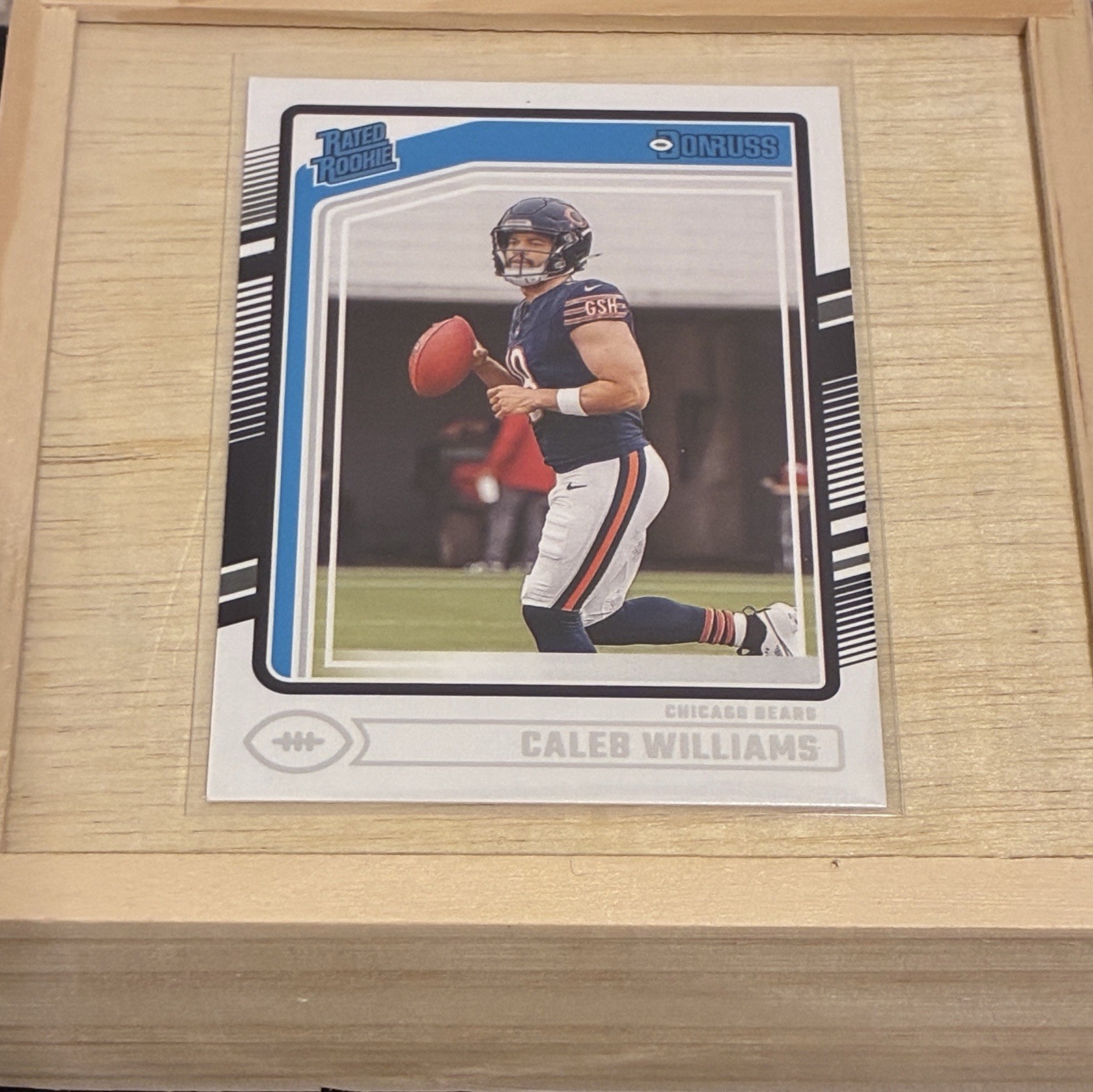 Caleb Williams #327 2024 Donruss Rated Rookie (RC) Chicago Bears