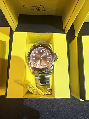 Invicta Pro Diver Men's Quartz 200m 40mm Brown Dial/Bezel SS Bracelet