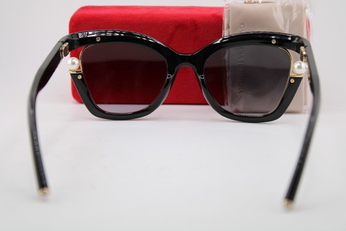 NUOVI OCCHIALI DA SOLE CAROLINA HERRERA CH 0002/S 8079O NERO ORO PERLA AUTENTICI 53-21 - Foto 8 di 8