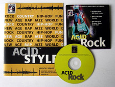 Sonic Foundry Acid Rock - Vintage PC CD ROM With Guide for Windows