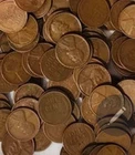 Errors  1909-1958  wheat penny roll cent unsearched mixed dates mint marks