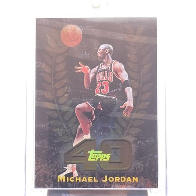 Topps 1997-98 Michael Jordan Chicago Bulls Topps 40 Insert #T40-5