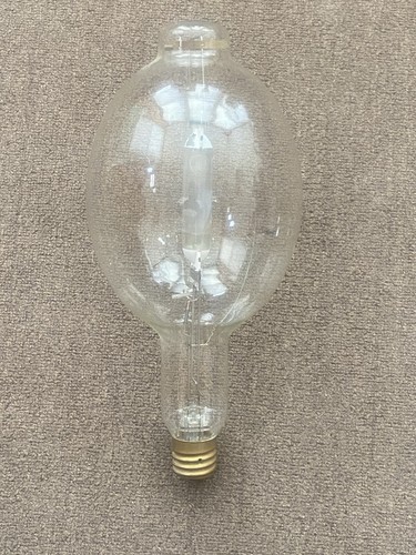 Vintage Large Industrial Light Bulb 750 W Incandescent High Power 125V 7 By 15”