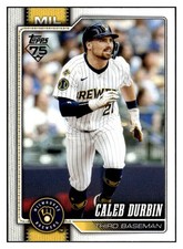 Caleb Durbin 2026 Topps #297 Milwaukee Brewers Free Shipping