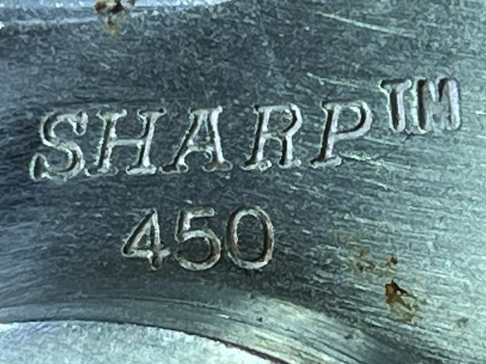 Rubber Grip Sharp Brand 450 +Winchester Folding Hunter Knife New Leather Sheaths - Image 2 of 4