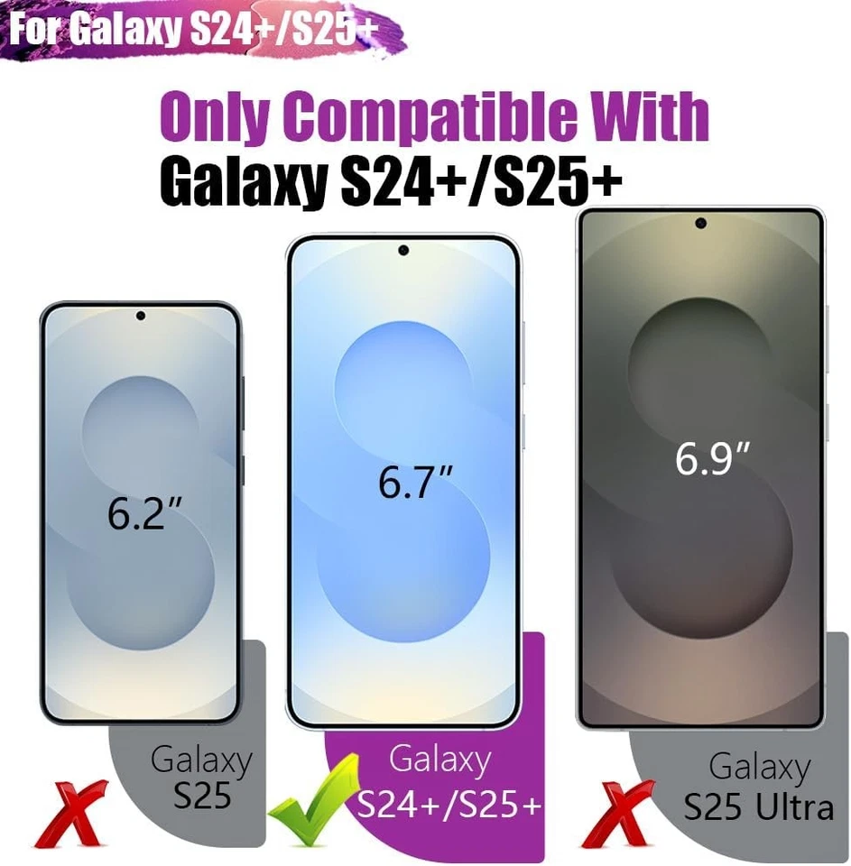 Funda Batería para Samsung Galaxy S25 S25 Plus S24 S24 Plus 5000mAh Recargable Foto 2 de 4