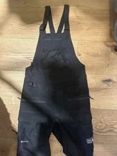 Mountain Hardware Boundary Ridge Ski / Snowboard Bib - Black - Men’s Small