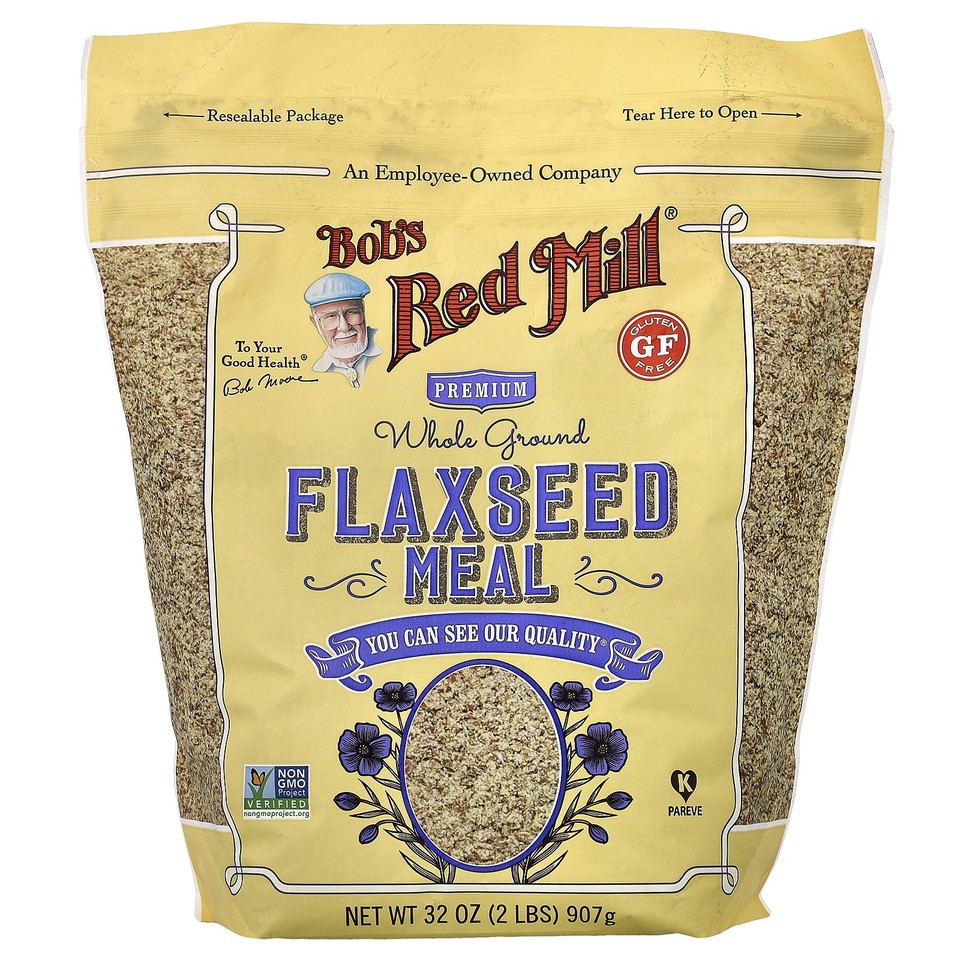 Flaxseed Meal, Whole Ground, 32 oz (907 g)