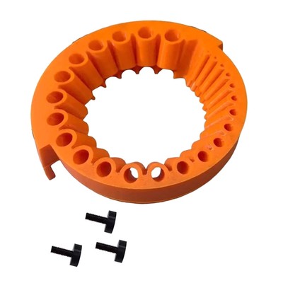 Orangefarbener Kunststoff-Bohrerschärfer Power Drill Bit Grinding Attachment