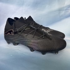 Puma 240 Men s 9 FUTURE 7 ULTIMATE FG/AG Soccer Cleats Black/Silver 107916-02