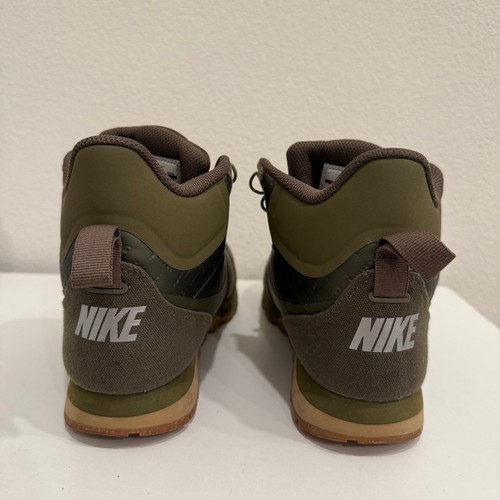 Nike MD Runner 2 Mid Premium Olivgrün Damen Sneaker Größe 7 Retro Freizeit - Bild 4 von 9