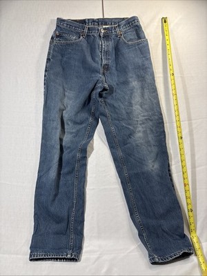 Levi s 560 Jeans Men 34/34 Loose Fit Tapered Leg Medium Wash Blue Denim