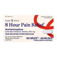 8 Hour Pain Relief 650 Mg 100 Caps By Foster And Thrive