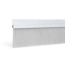 Under Door Sweep Brush - Door Seal Brush - Aluminium Door Sweep for Bottom of...