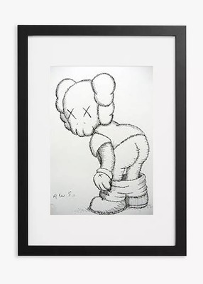 KAWS - 310 g/m² Fine Art Giclée-Druck - mehrere Größen & Rahmenoptionen - Graffiti 