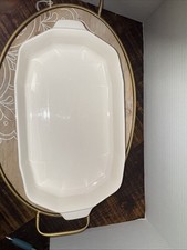 VINTAGE Pfaltzgraff Heritage White Baking Cas...