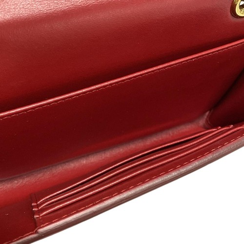 Auténtico bolso de hombro de cuero rojo DOLCE&GABBANA Devotion - Imagen 10 de 20