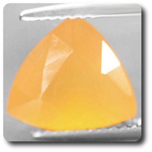 Cornaline orange de 3.32 cts pureté VVS1 d'Afrique pour collection