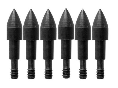 6 x 100gn Saunders Schraubspitze Feldspitze Pfeilspitze Bullet Carbonpfeile