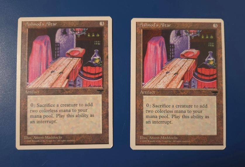 Magic The Gathering - Ashnod's Altar - Chronicles - lot of 2 cards  common NM-LP