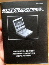 CONSOLE - NOTICE SEULE 100% ORIGINALE - GAMEBOY ADVANCE SP GBC SP PAL EURO (FR)