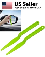 2PCS Car Window Tint Tools, Flexible Vinyl Wrap Squeegee with Long Handle