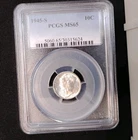 1945 S Mercury Dime PCGS MS 65 Beautiful Coin