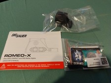 Sig Sauer SORX1460 ROMEO-X Enclosed Compact 6 MOA Red Dot Sight, Black