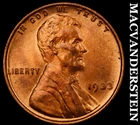 1933 Lincoln Wheat Cent- Red Choice Gem Brilliant Uncirculated++++ Luster #i7779