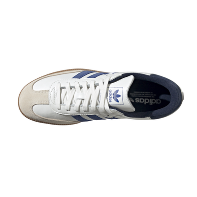 Size 8.5 - Adidas Samba OG White Royal Night Indigo for sale