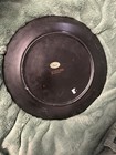 Accent Metal Decorative Plate Black/Gold/Silver Scroll Abstract Round Metallic — photo 2