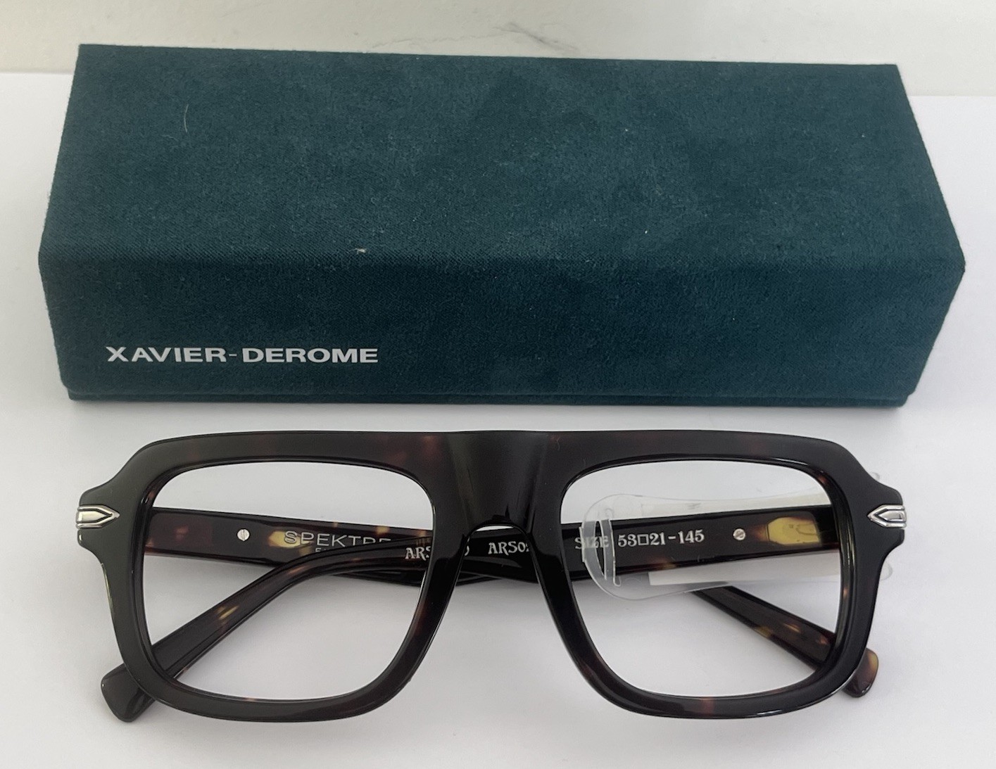 Monture Spektre Arsenio neuve lunettes de vue mixtes en acétate noir