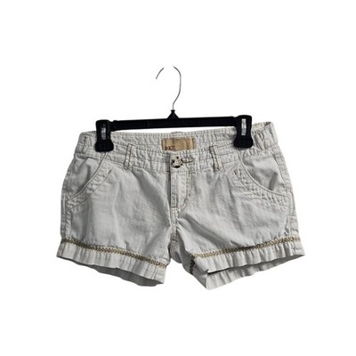 Bke Vintage y2k Cream Shorts Size 26 Low Rise FLAW Some stains on pockets