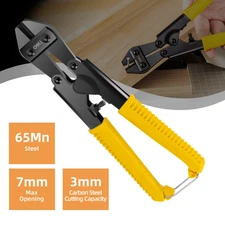8 Inch Mini Bolt Cutter Heavy Duty Wire Cutter Soft Grip Steel Blade