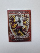 2025 Panini Rookies & Stars - Crusade Jayden Daniels #30 Red Plaid