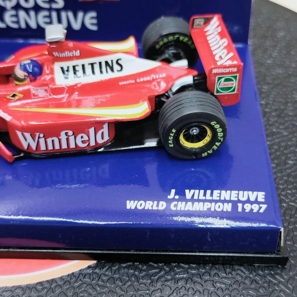 MINICHAMPS 1/43 Williams FW20 Jacques Villeneuve World Champion 1997 430980001 - Image 4 of 4
