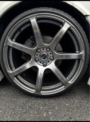 WORK Emotion T7R 19x9.5 +38 5x114.3 JDM Wheels Pair Chaser Supra
