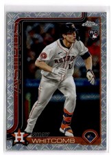 2025 Topps Chrome - Shay Whitcomb Rookie Card #251 Logo-Fractor Astros 