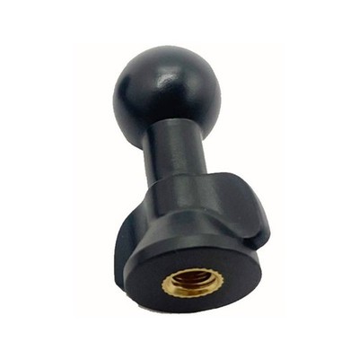Multifunction 17mm Ball Head to 1/4 Inch Nut Adapter Simple for Phone