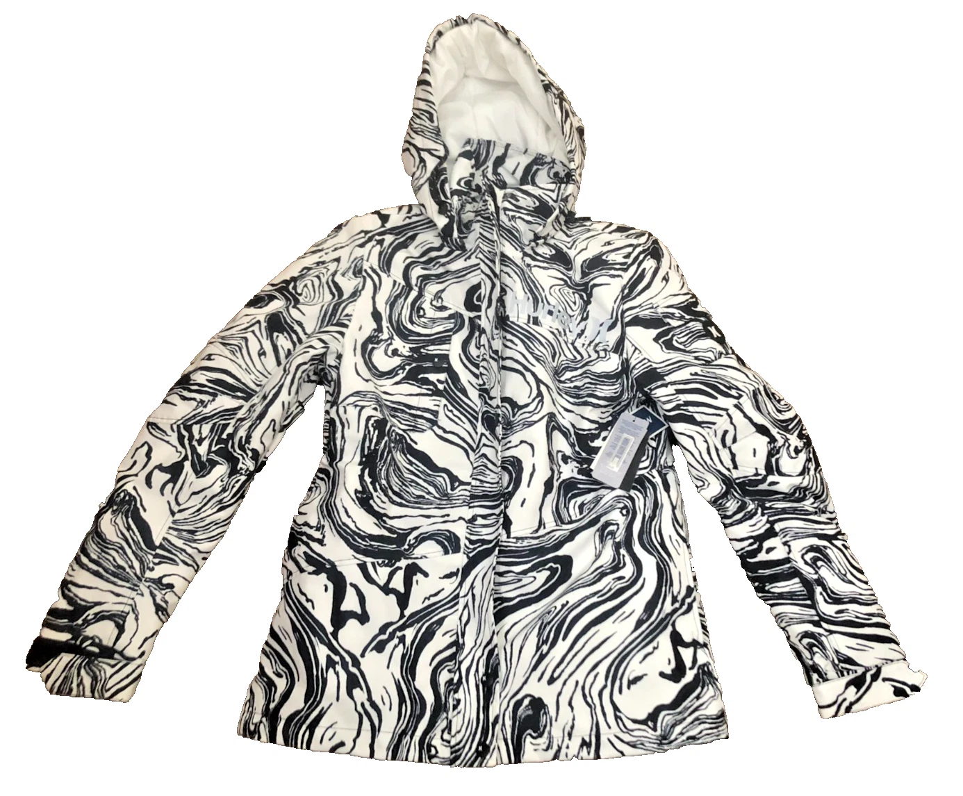 Hurley White Out Snow Jacket Women's Small Winter NEW NWT