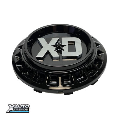 XD Series XD854 Wheel Center Cap SNAP-IN Gloss Black M-854